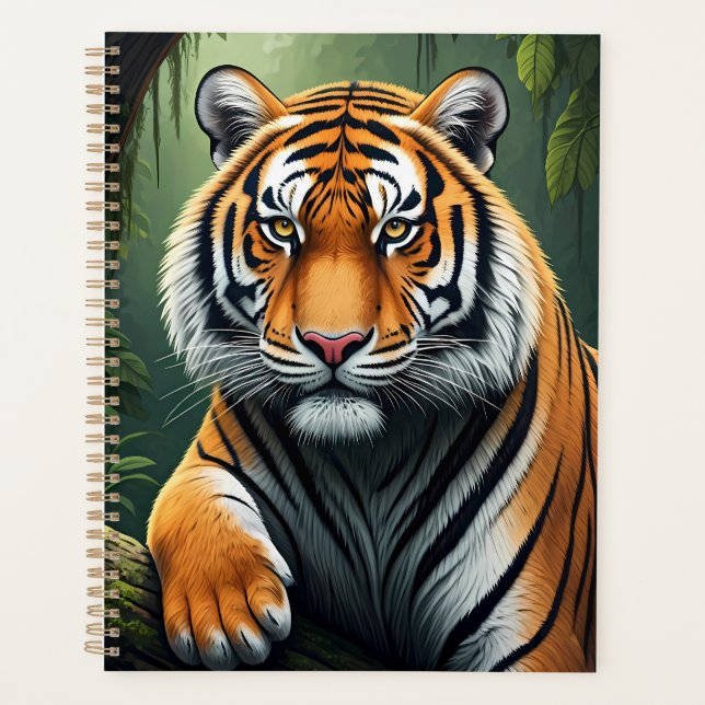 Majestic Tiger in Jungle Planner (Front)