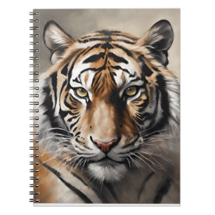 Majestic Tiger Portrait Notebook