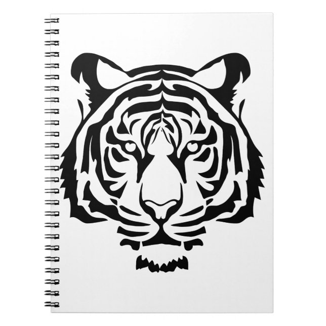 Majestic Tiger - power & elegance in design Notebook (Front)