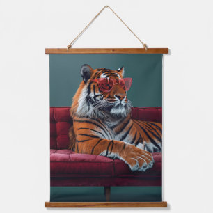 Majestic Tiger – Vintage Animal Wall Tapestry