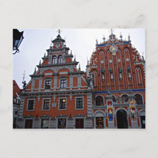 Majestic Town Hall Riga, Latvia Postcard