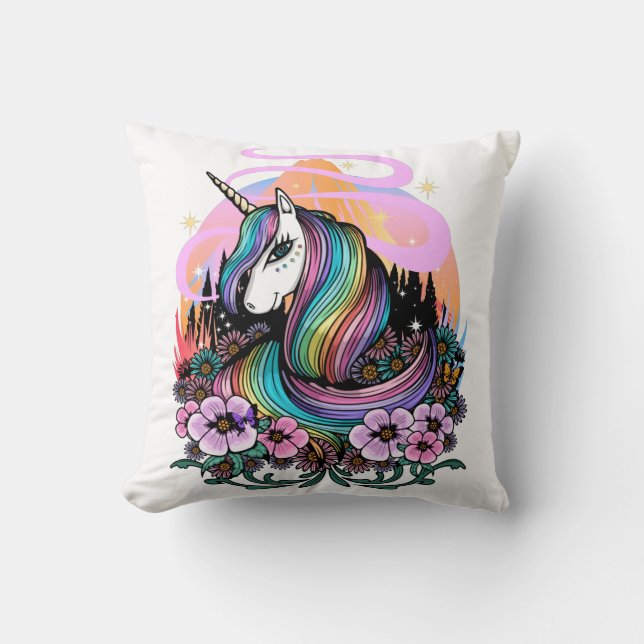 Majestic Unicorn  Cushion (Front)