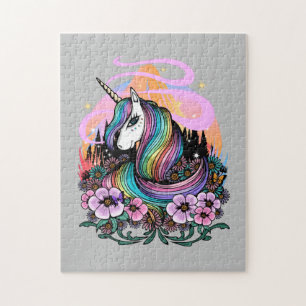 Majestic Unicorn Jigsaw Puzzle