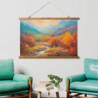 Majestic Valley Autumn Japanese Fine Art