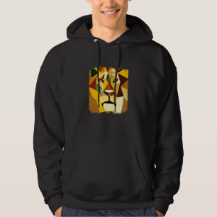 Majestic Vector Lion Head with Cool Artwork Hoodie