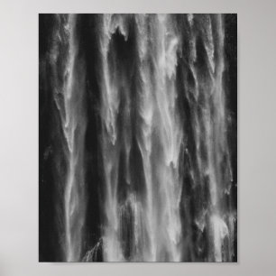 Majestic waterfall Boka, Slovenia upclose Poster