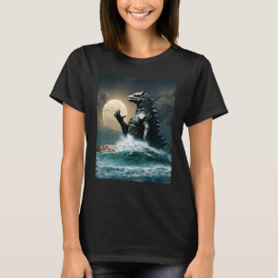 Majestic Wave Art The Great Monster off Kanagawa T-Shirt