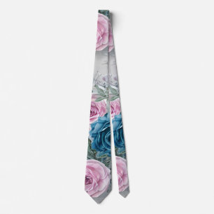Majestic White Brick Shabby Nautica Pale Pink Tie