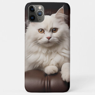 Majestic white cat iPhone 11 pro max case