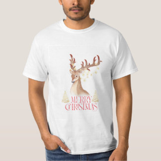 Majestic White Deer Nature Tee