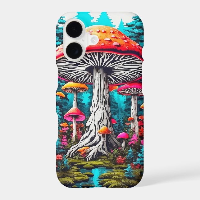 Majestic Wild Forest Mushrooms (Back)