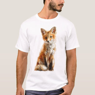 Majestic Wild Red Fox Portrait Men T-Shirt