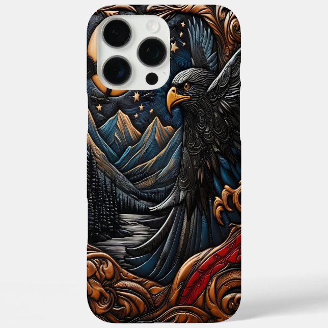 Majestic Wildlife Eagle Artwork Case-Mate iPhone Case (Back)