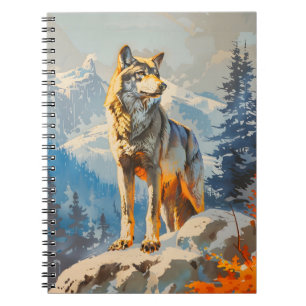 Majestic Wolf Notebook