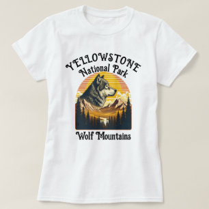 Majestic Wolf of Yellowstone T-Shirt