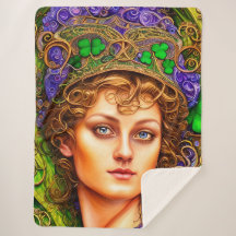 Majestic Woman St. Patrick's Day Artwork