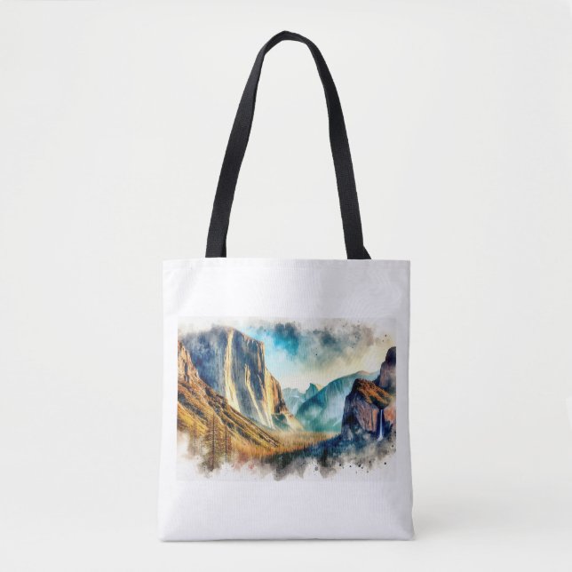 Majestic Yosemite Landscape,  Tote Bag (Front)