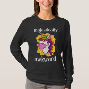 Majestically Awkward Mythical Animal Unicorn T-Shirt