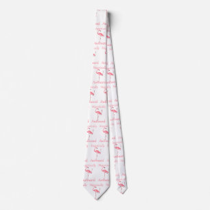 Majestically Awkward Pink Flamingo Tie
