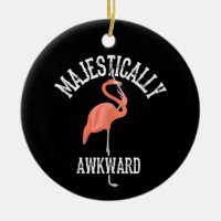 Majestically Awkward Wading Bird Lover Art Flaming