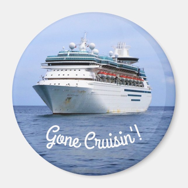 Majesty at Sea Gone Cruisin Magnet (Front)