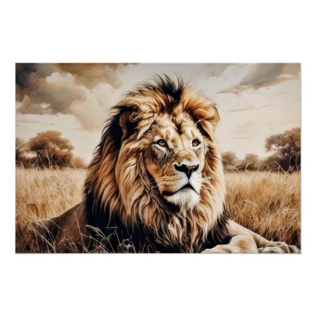 Majesty in Earthy Tones Poster (Front)