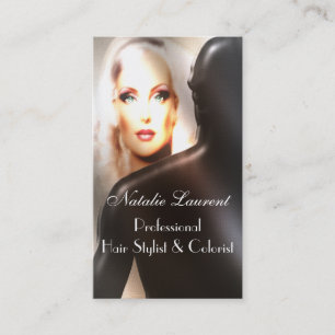 Majikdew Hairstylist Salon Professional 3.5" x 2.0 Business Card