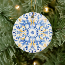 Majolica: Blue and Gold