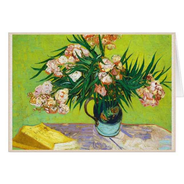 Majolica Jar Branches Oleander Vincent van Gogh (Front Horizontal)