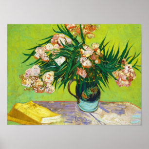 Majolica Jar Branches Oleander Vincent van Gogh Poster