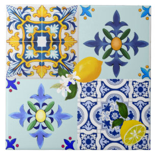 Majolica,mediterranean style  ceramic tile