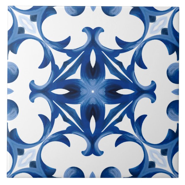 Majolica,Sicilian tiles,Ceramic Tile (Front)