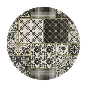 Majolica tile Islamic motifs. Cutting Board