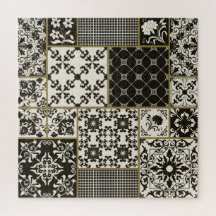 Majolica tile Islamic motifs. Jigsaw Puzzle