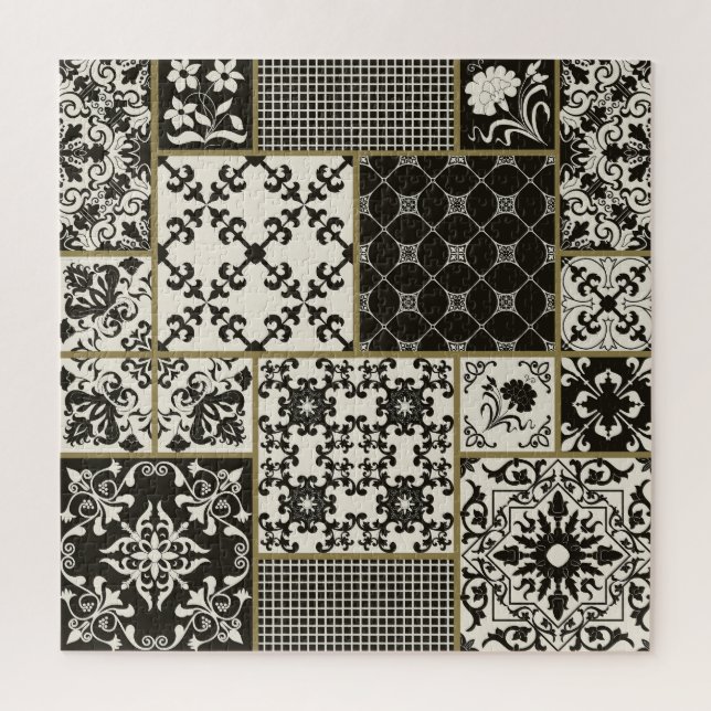 Majolica tile Islamic motifs. Jigsaw Puzzle (Vertical)