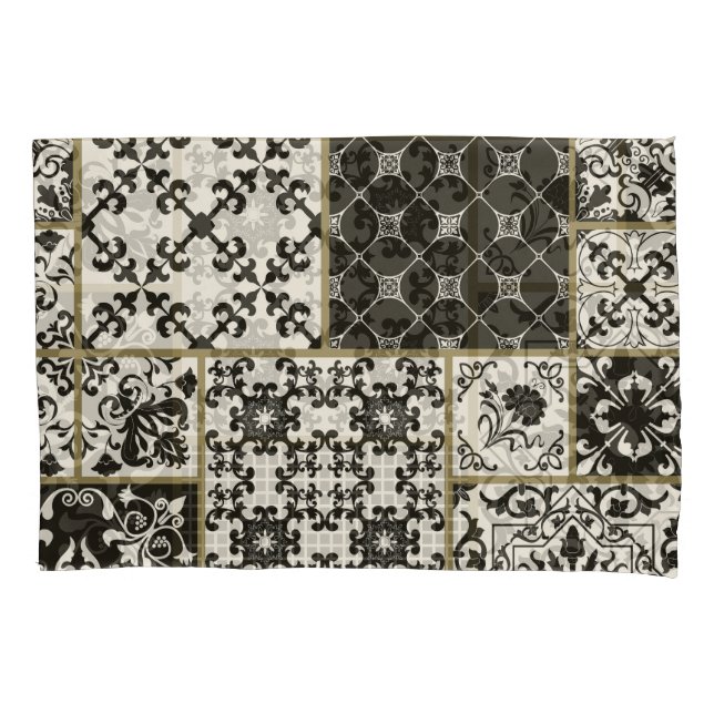 Majolica tile Islamic motifs. Pillowcase (Front)