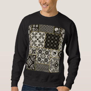 Majolica tile Islamic motifs. Sweatshirt