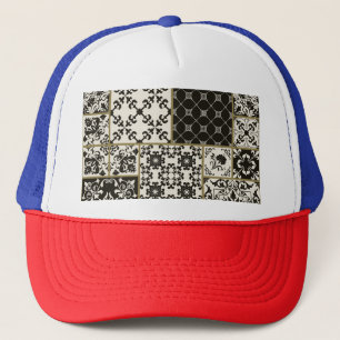 Majolica tile Islamic motifs. Trucker Hat