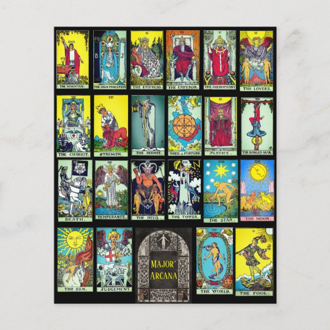 Major Arcana Tarot Card (Front)