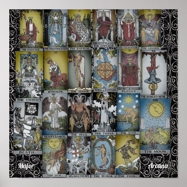 Major Arcana Tarot Sux Poster (Front)