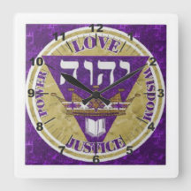 Major Attributes  Square Wall Clock