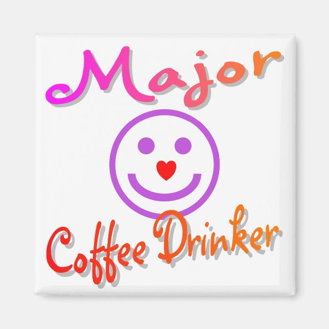 Major Coffee Drinker Magnet (Front)