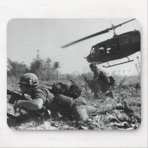 Major Crandall's UH-1D Helicopter in Vietnam War Mouse Pad