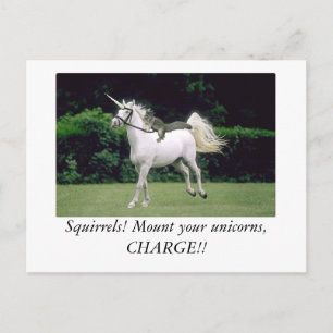 Major Cuthbert Acorn-Nutcracker Postcard