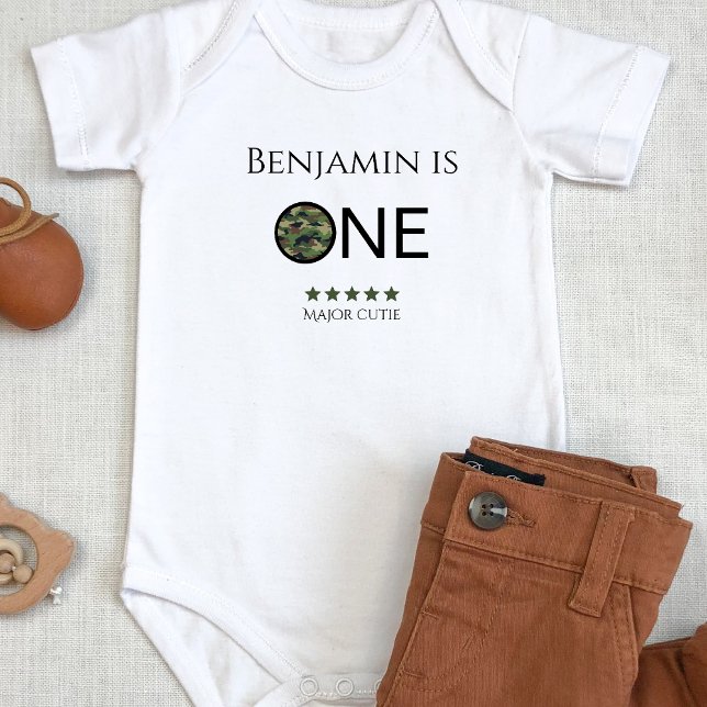 Major Cutie Baby Bodysuit Kids 1st Birthday (Creator Uploaded)