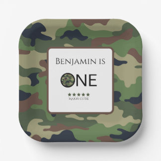 Major Cutie Paper Plate Kids Birthday