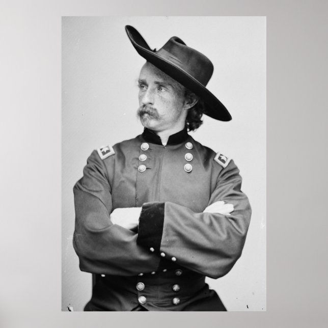 Major General George Armstrong Custer 1865 Poster (Front)