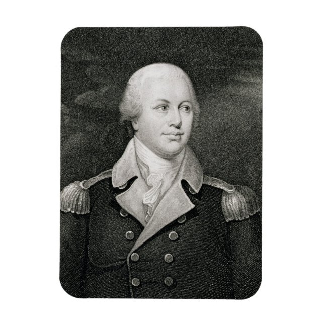 Major General Nathaniel Greene (1742-86), engraved Magnet (Vertical)