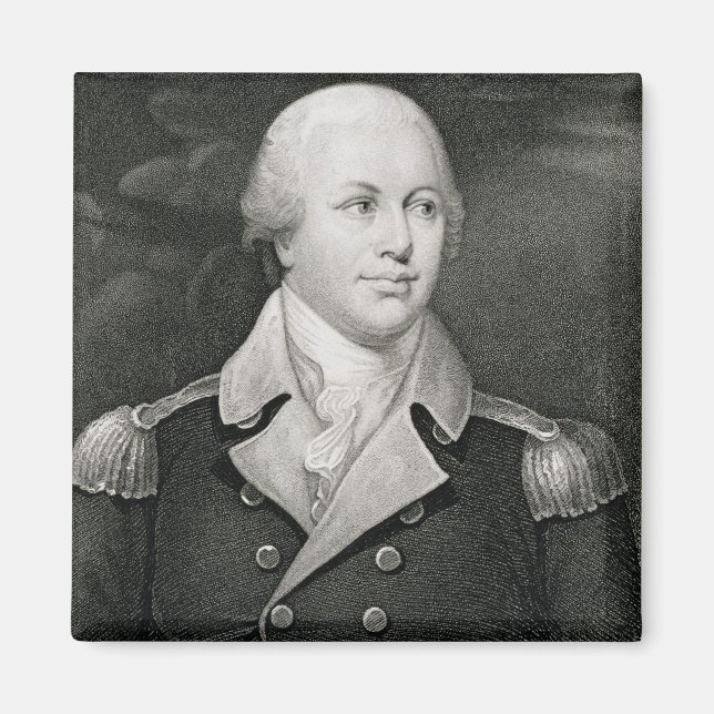 Major General Nathaniel Greene (1742-86), engraved Magnet (Front)