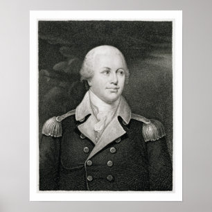 Major General Nathaniel Greene (1742-86), engraved Poster